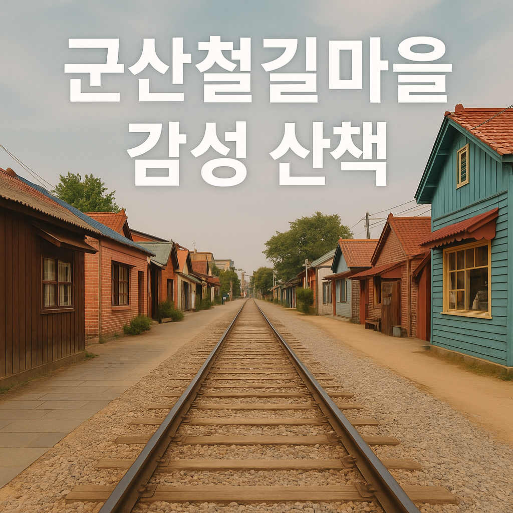 군산 가볼만한 곳 추천｜군산 철길마을 여행 후기