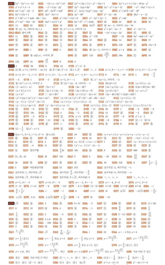 2025 쎈B 중1 1 중1 2 교재 리뷰와 답지 모음집_1