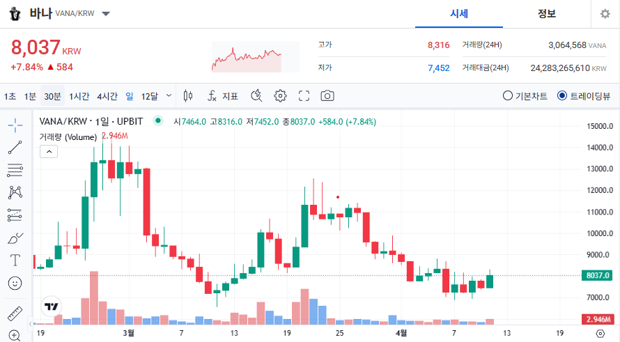 바나 코인 가격 전망