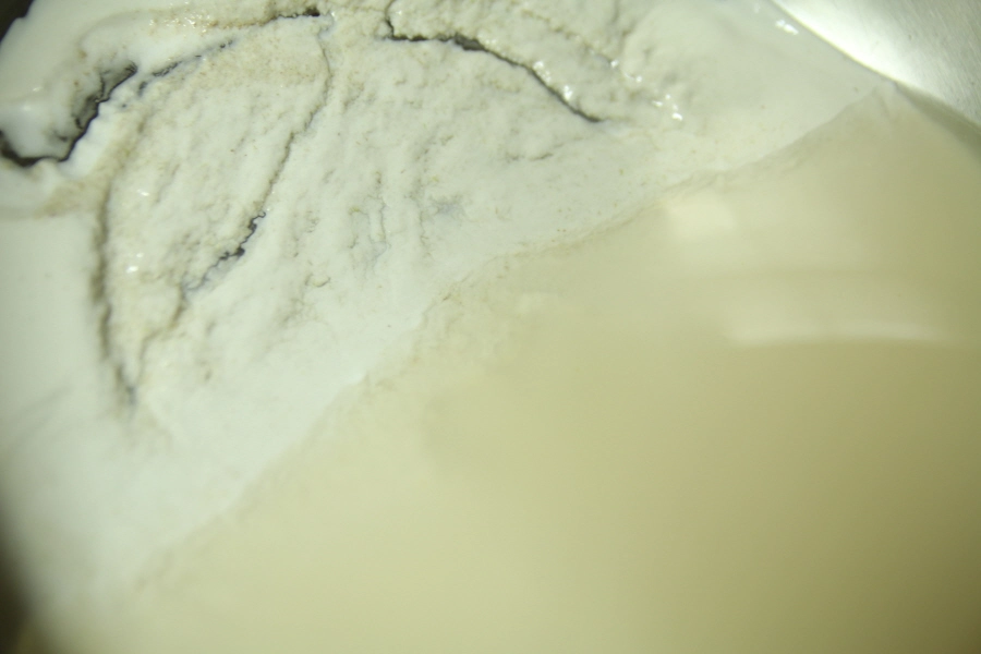 엿기름 앙금 모습