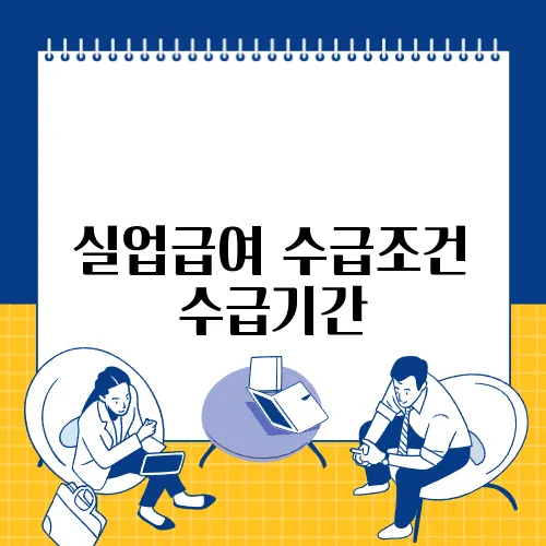실업급여 수급조건 수급기간