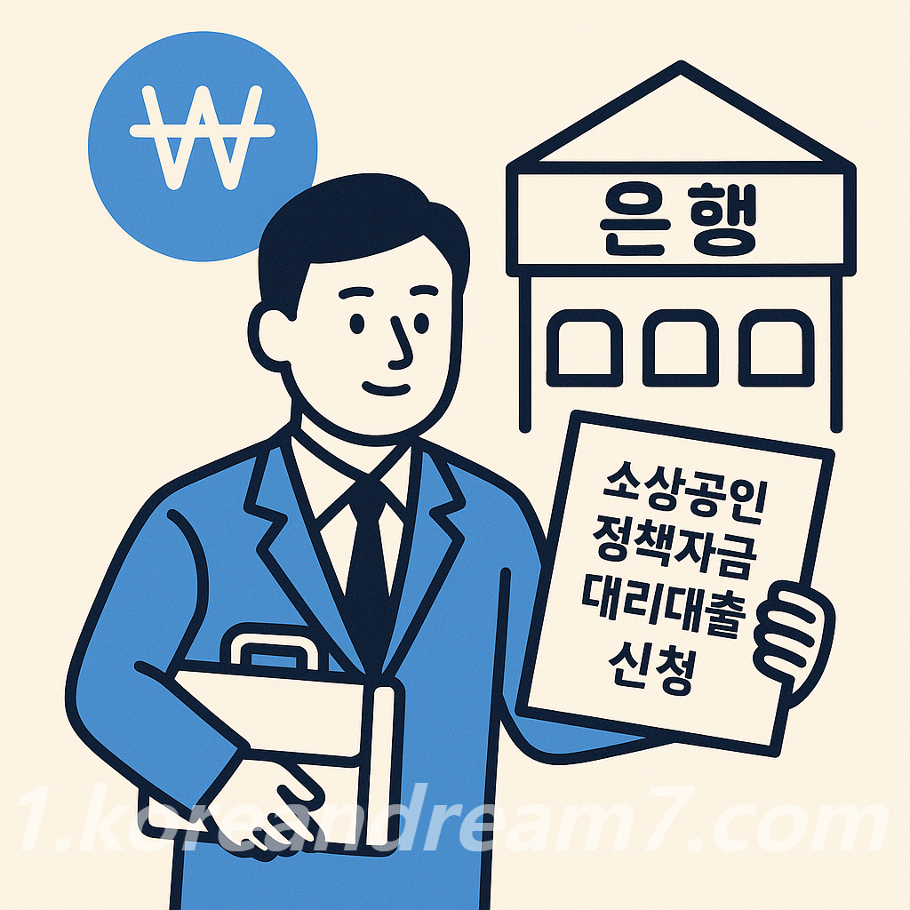 소상공인 정책자금 대리대출 신청