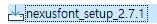Portable-NexusFont-설치-파일