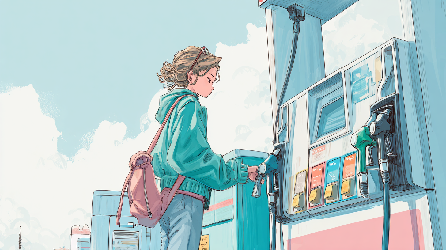 자동차 주유하는 법(초보 운전자)