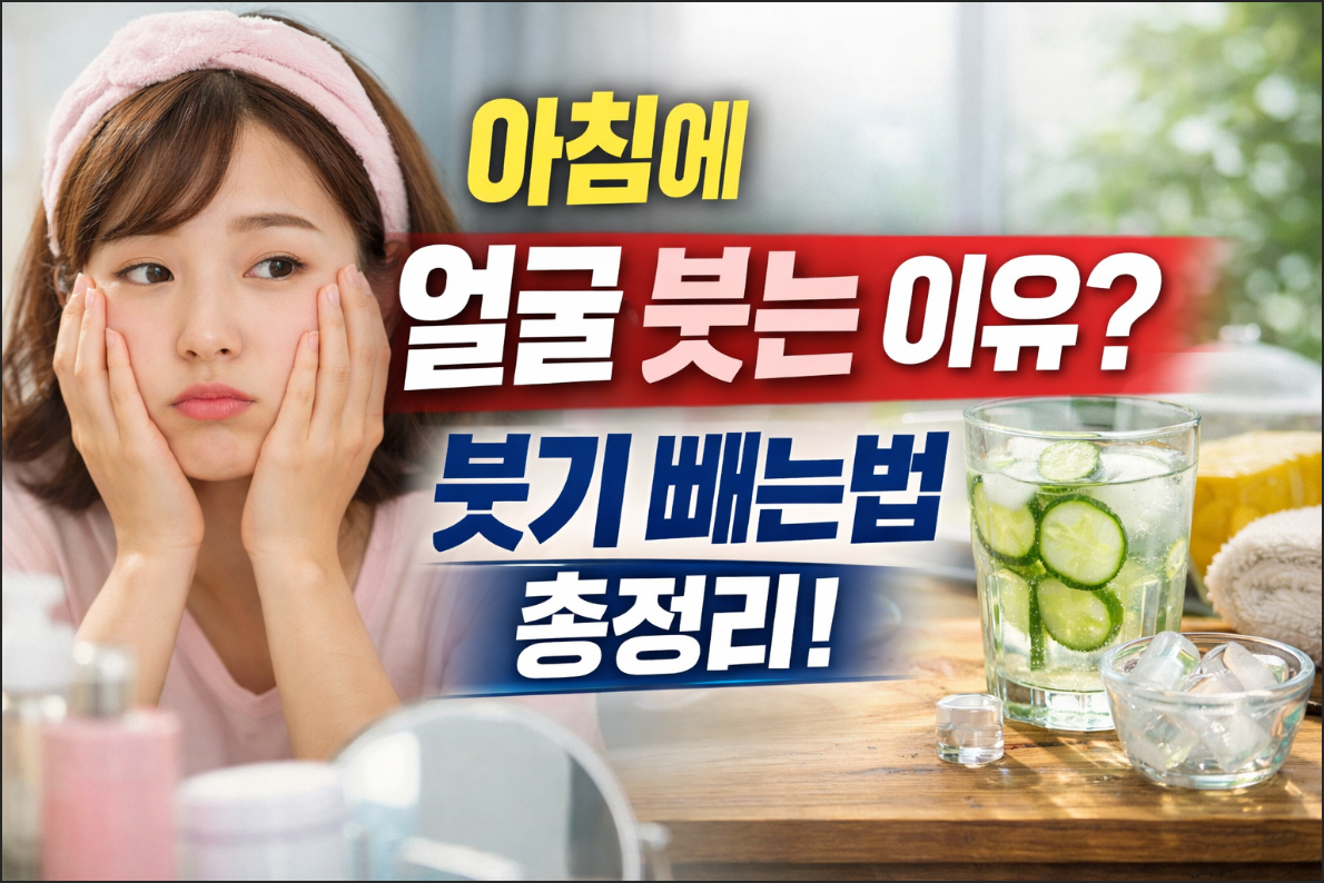 아침에 얼굴 붓는 이유
