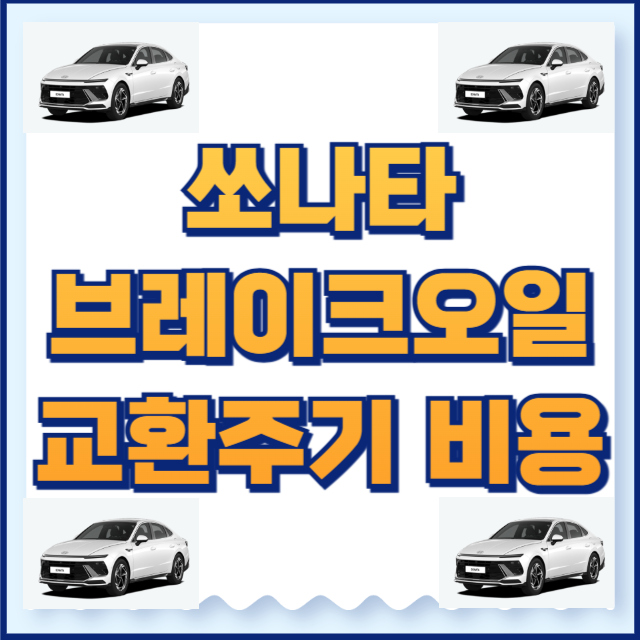 쏘나타 브레이크오일 교환주기