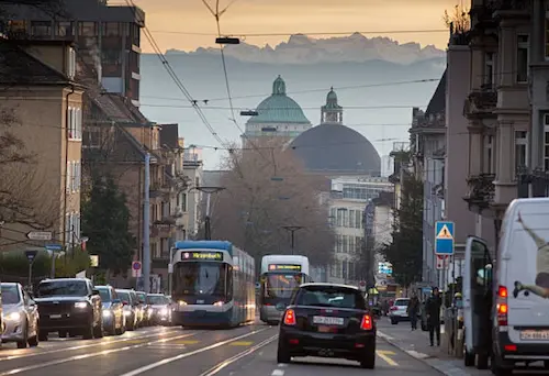 취리히 시내 전경