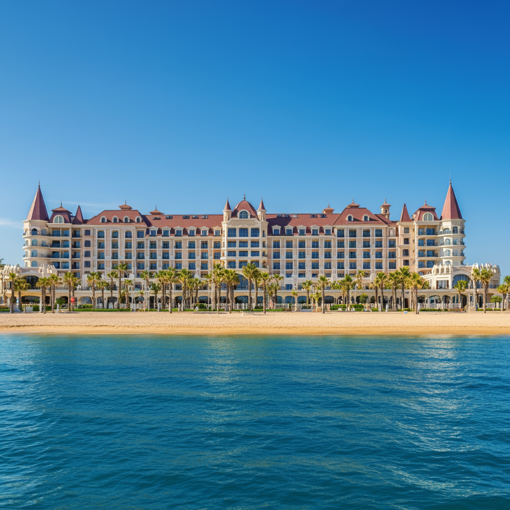 후쿠오카의 모모치 해변을 떠오르게 하는 해변의 모습