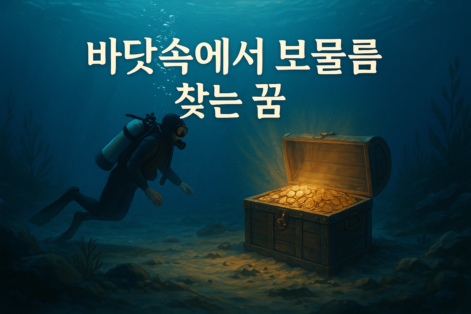 바닷속에서 보물을 찾는 꿈