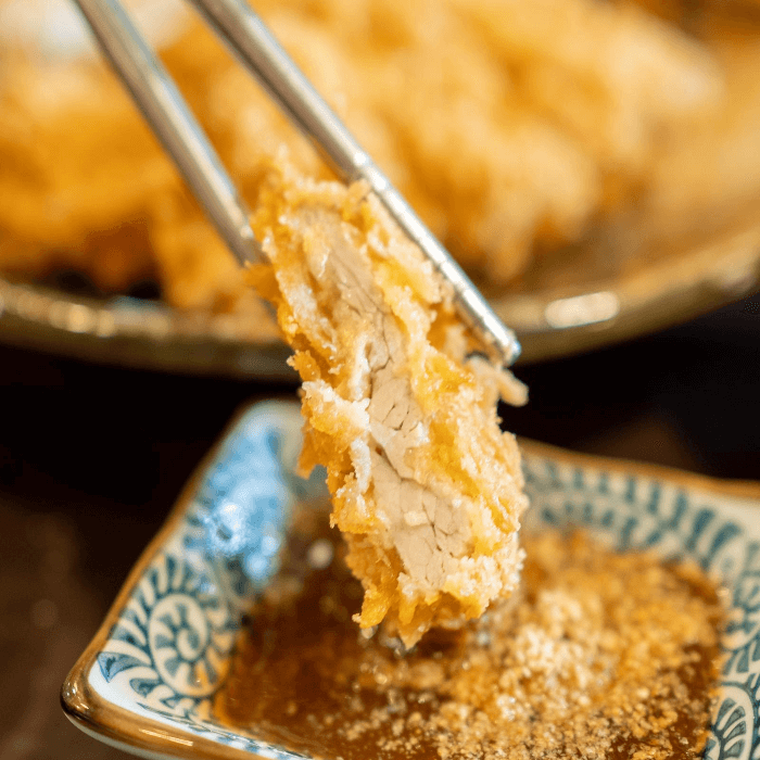 속이 잘 익은 등심카츠