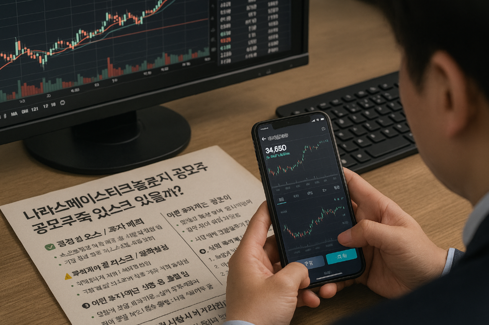 나라스페이스테크놀로지 공모주 위험할까? 청약 전 필수체크