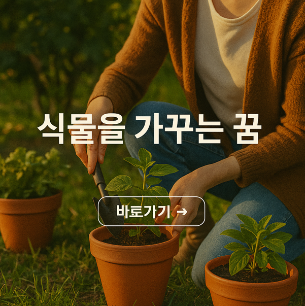 식물을 가꾸는 꿈