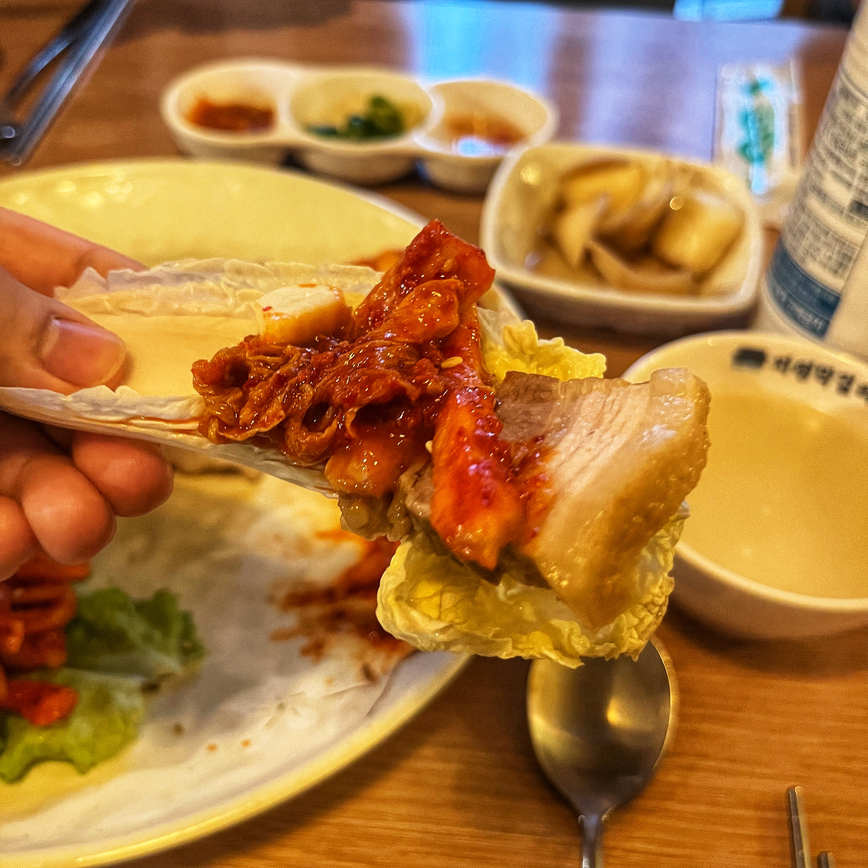 상암 가락 김치보쌈 사진