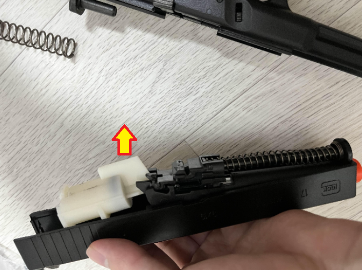 실린더 및 아웃바렐 제거