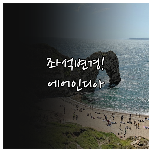 에어인디아 앱과 홈페이지로 좌석 바꾸..