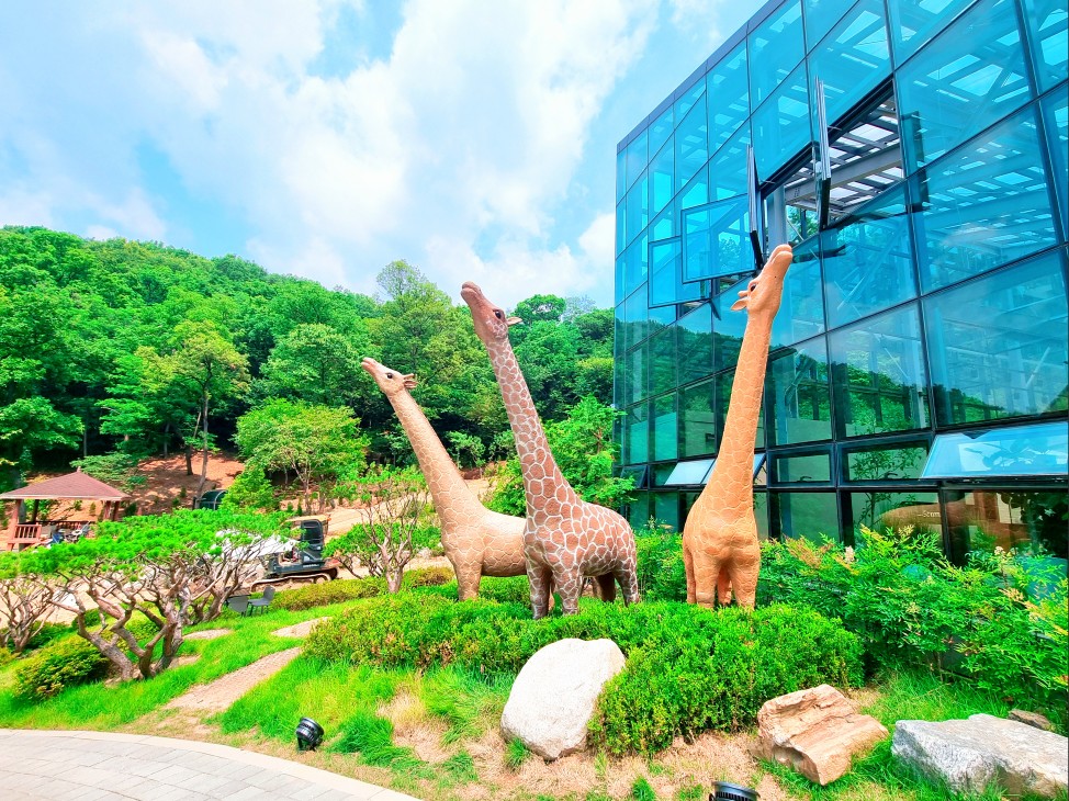 경기도 시흥 산골수목원: 연분홍 수국이 있는 식물원 카페