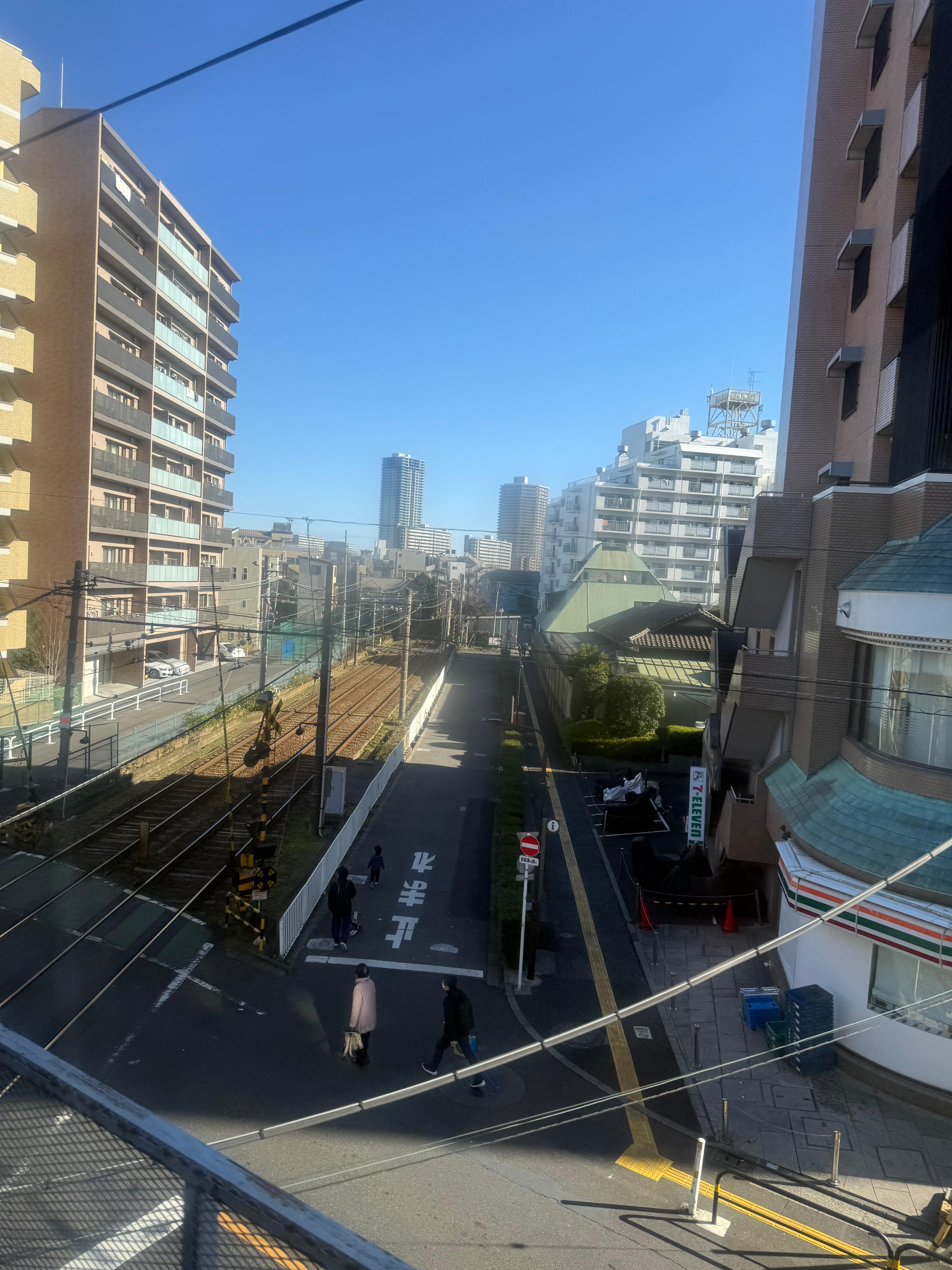 게이세이스카이라이너를 타고 니포리역으로 가는 도중 찰칵