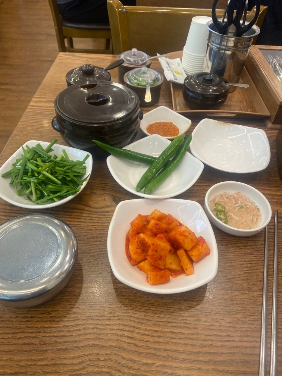 기본 상차림 세팅