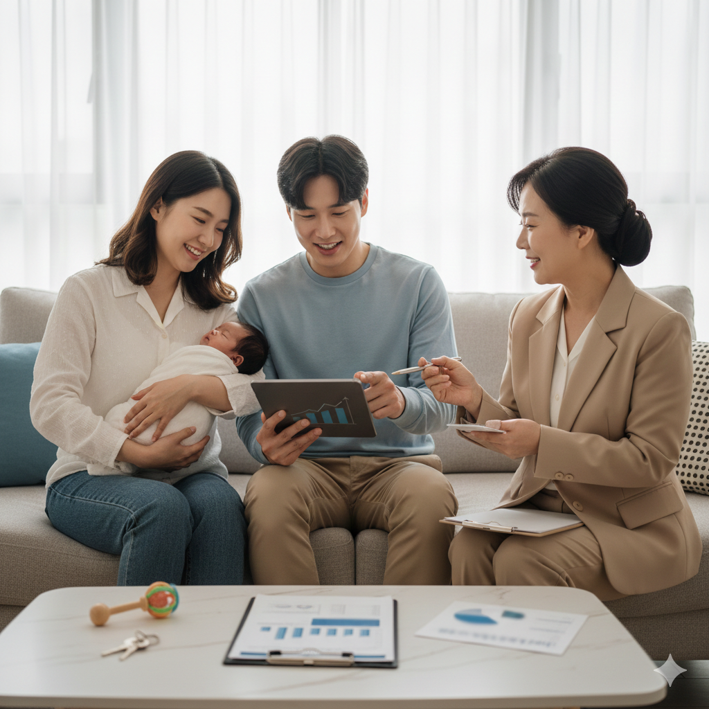신혼부부 결혼 및 출산 증여세 비과세 혜택 3억원 면제 한도 상담 이미지