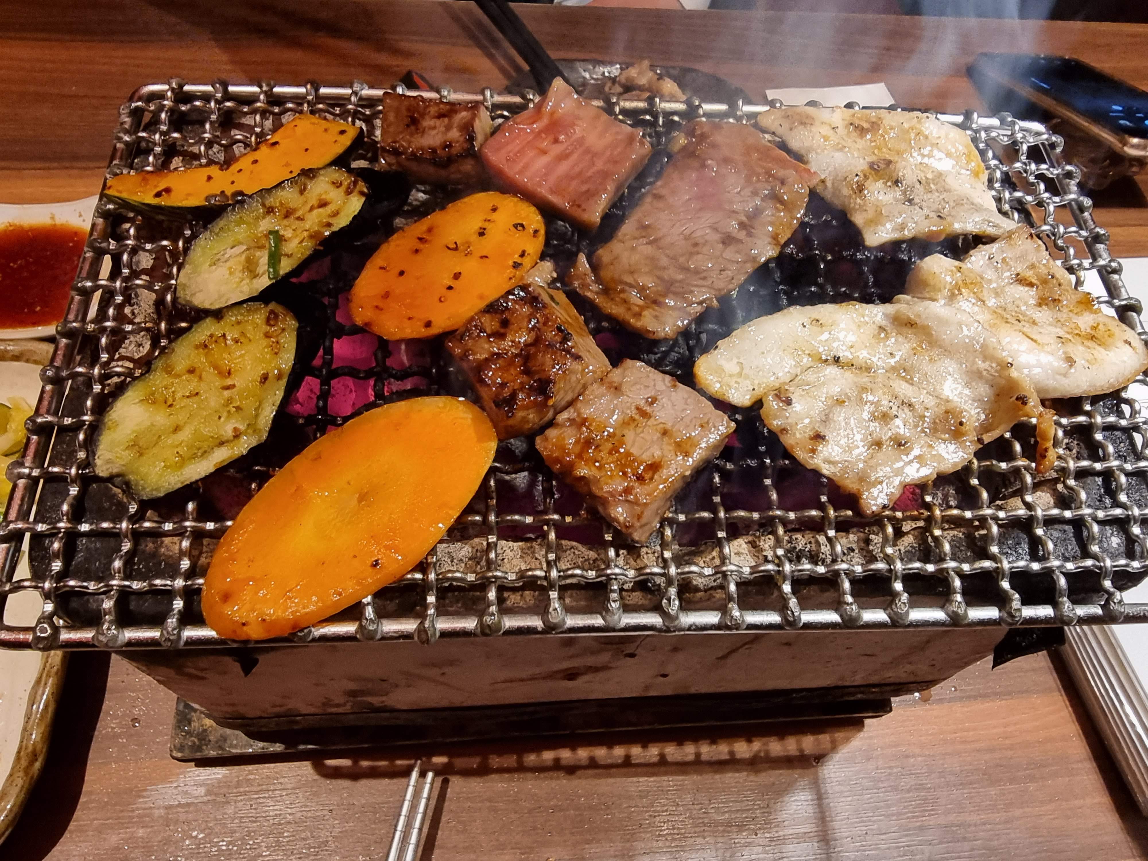 정육식당내 음식