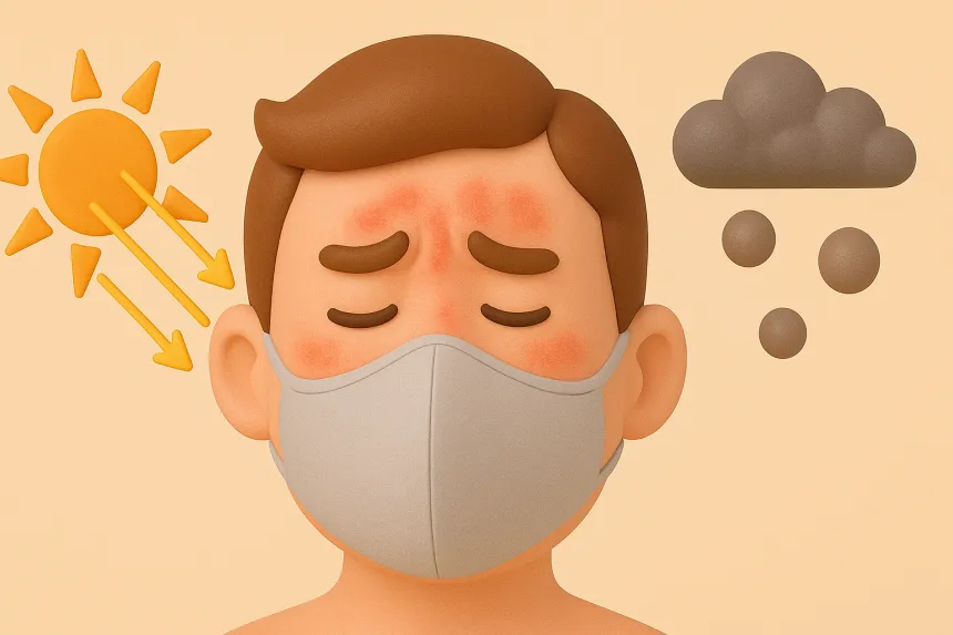 얼굴 피부 가려움증의 원인