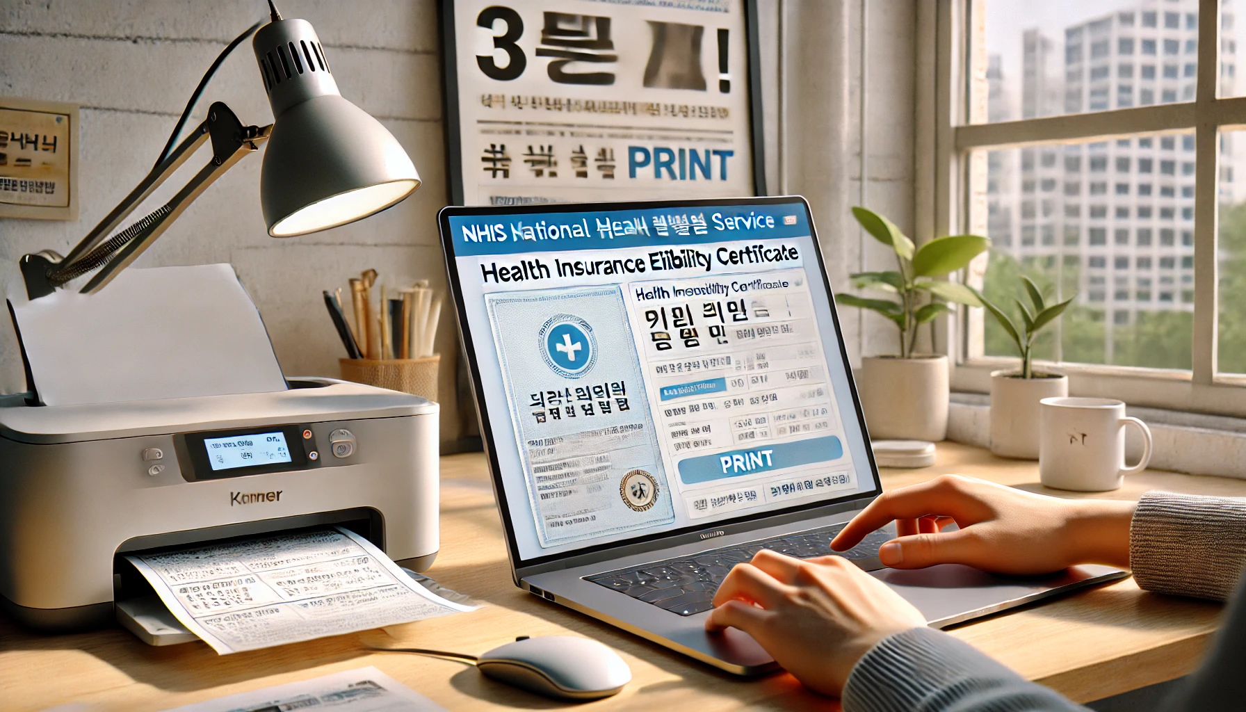 건강보험 자격득실확인서를 3분 안에 간편하게 출력하는 실제 상황