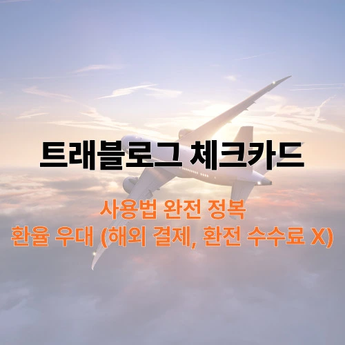 트래블로그 체크카드 사용법
