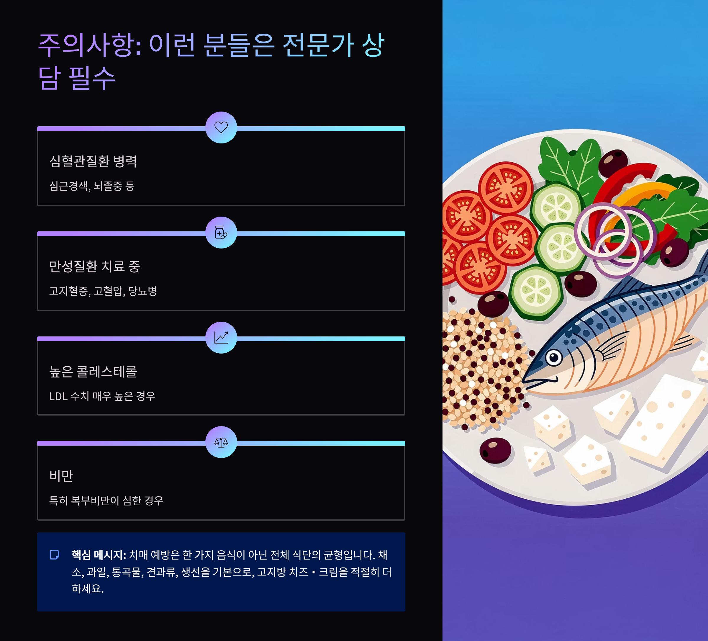 치매에 좋은 음식 고지방 치즈 크림