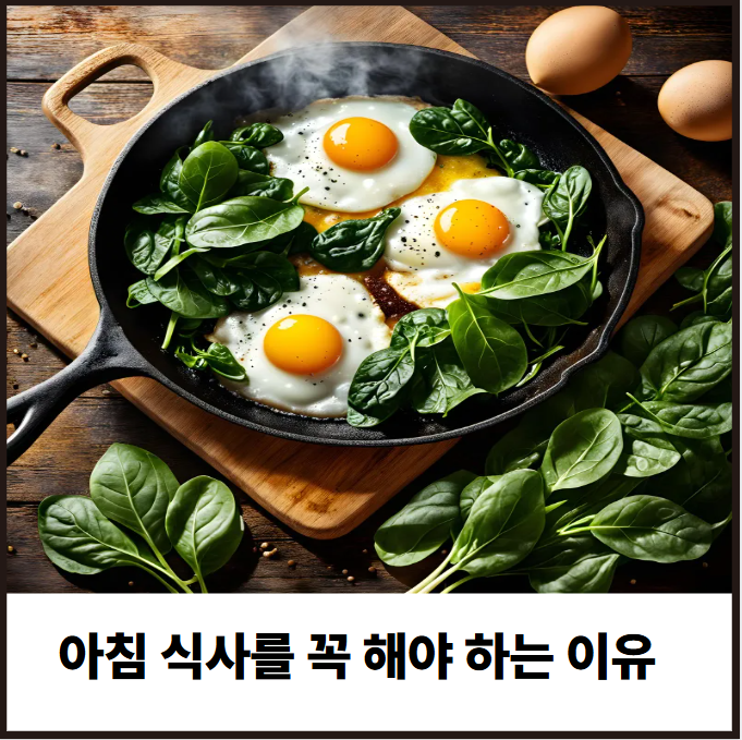 아침 식사를 꼭 해야 하는 이유