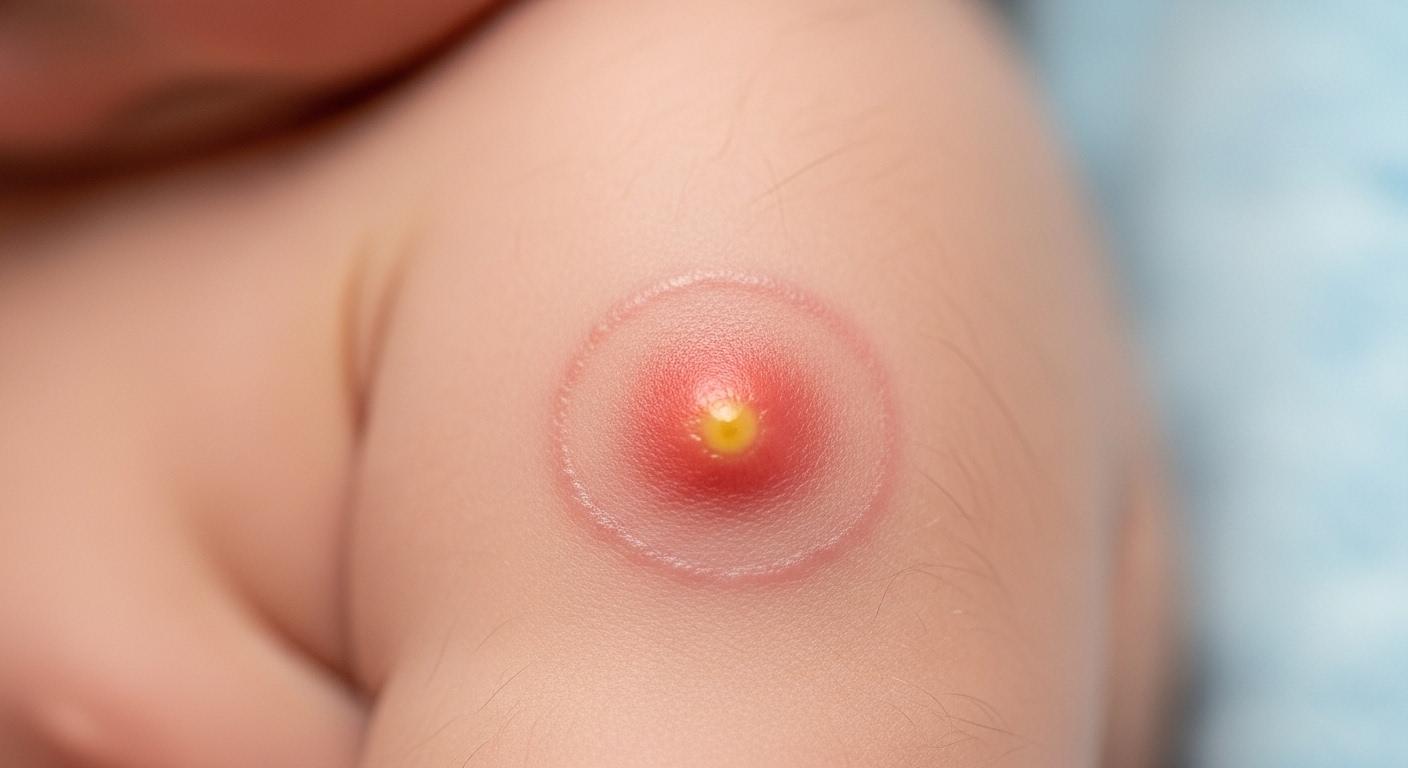 신생아 bcg 경피용 고름