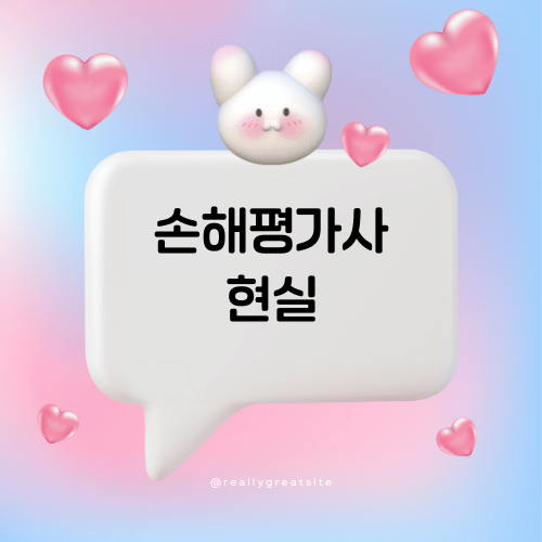 손해평가사 현실