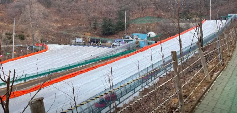 양주눈꽃축제 눈썰매장