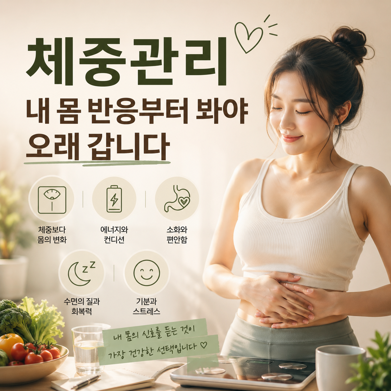 체중관리 내 몸 반응부터 봐야 오래 갑니다