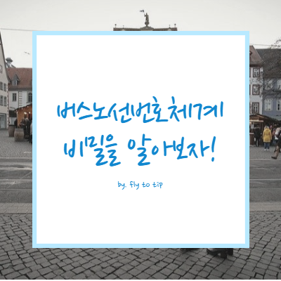 전국 버스 노선 번호 체계