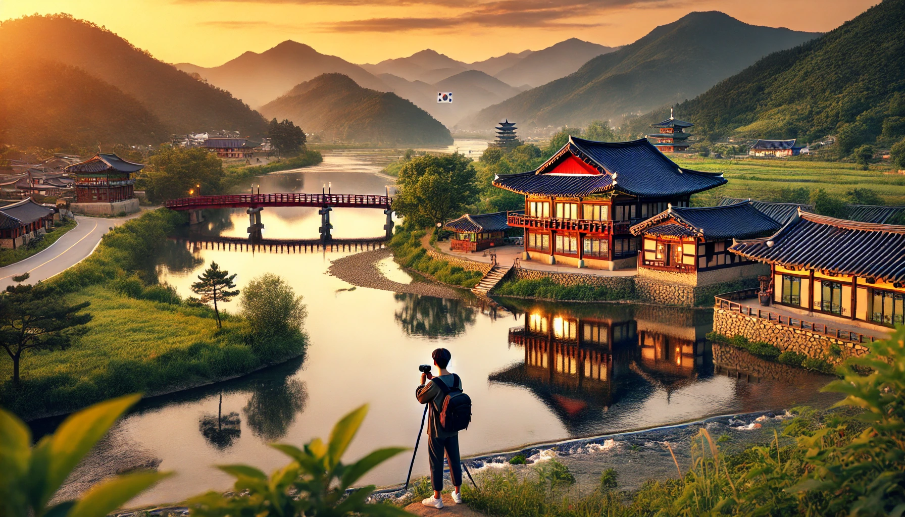 안동여행하는 사진