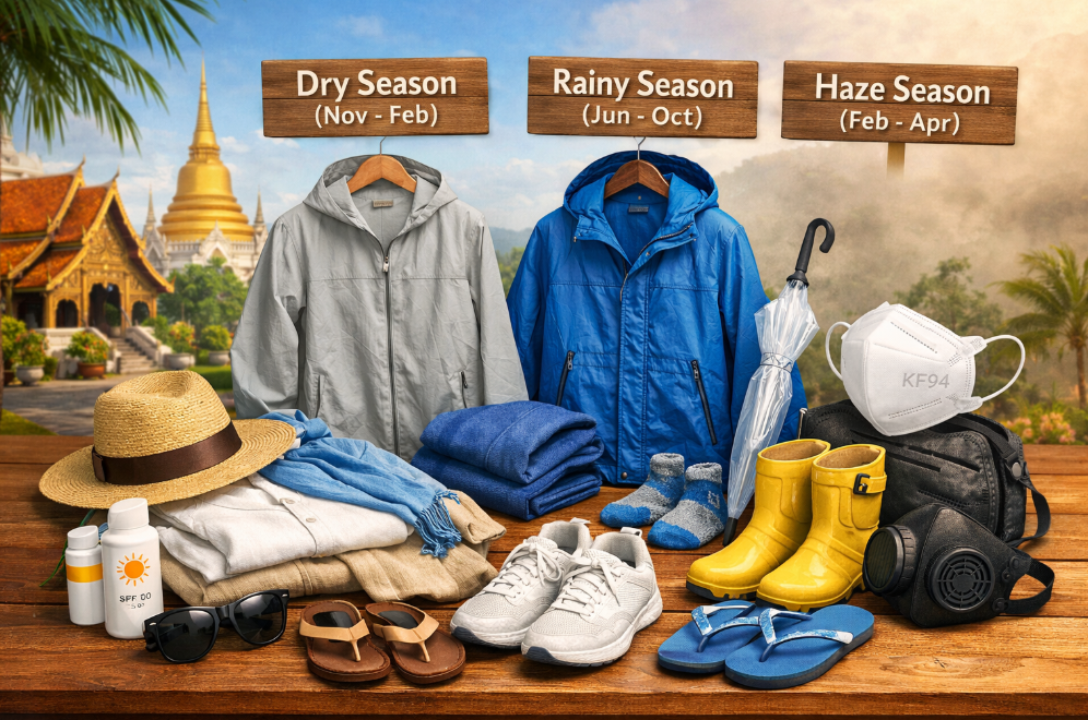 치앙마이 여행하기 좋은 계절 온도 날씨 옷차림 준비물 3월 주의사항