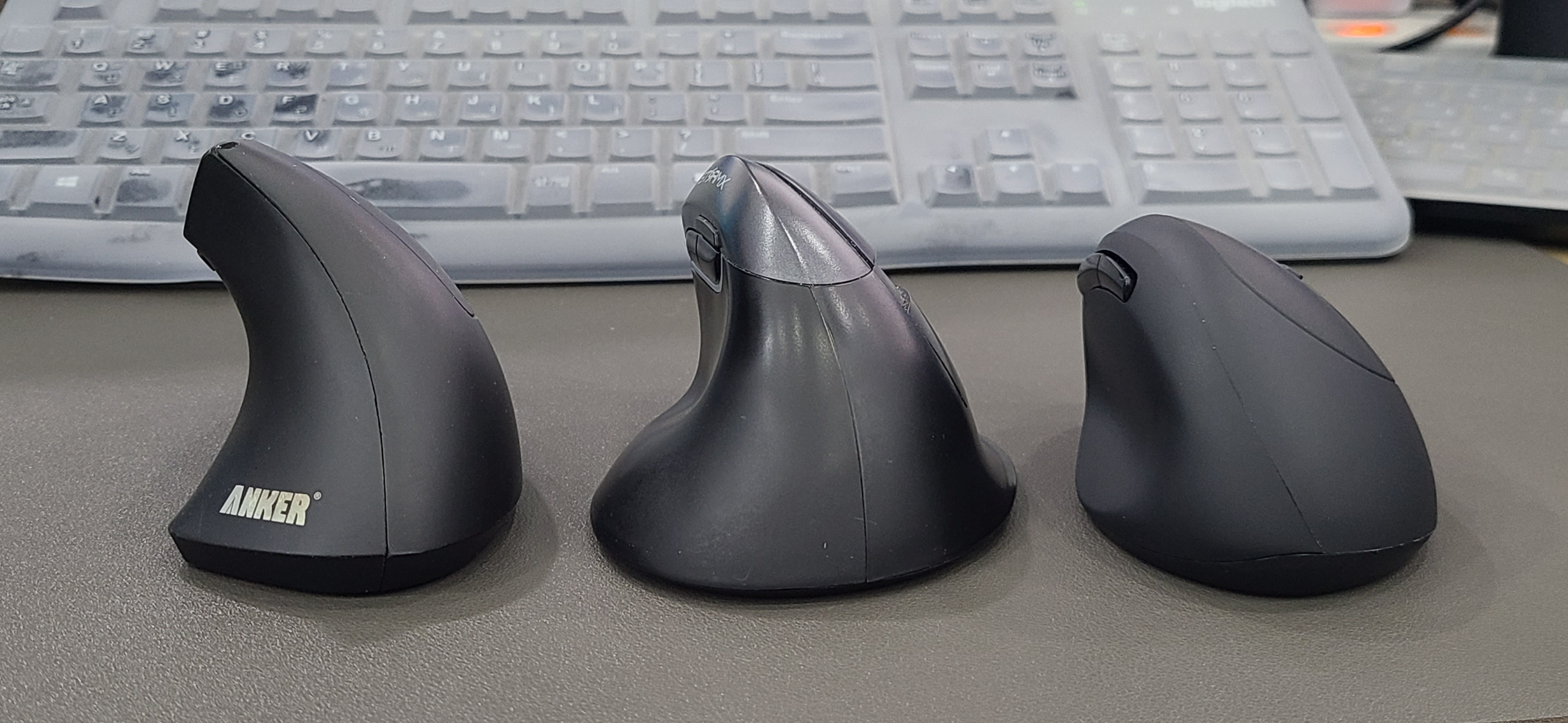 pleomax 버티컬 타입 무선 마우스 stormx vm3 anker 비교