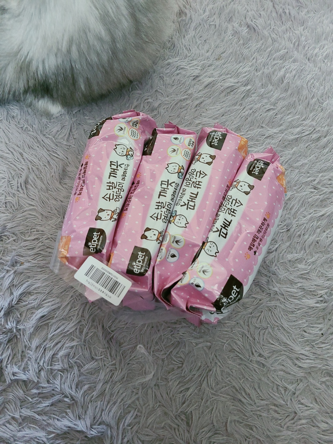 에티펫 손&#44; 발&#44; 엉덩이 깨끗 아쿠아 티슈