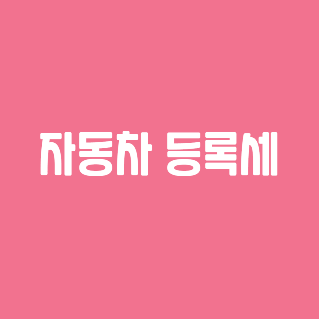 자동차 등록세