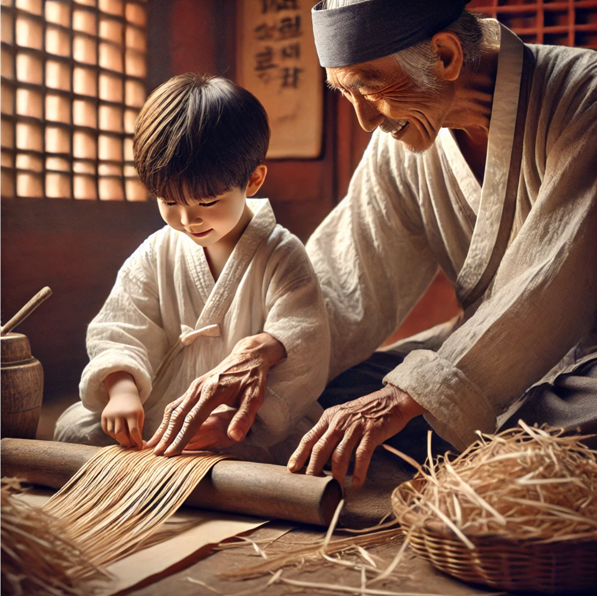 "vintage hand photo korean artisan"