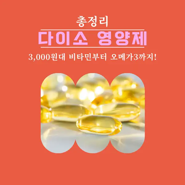다이소 영양제