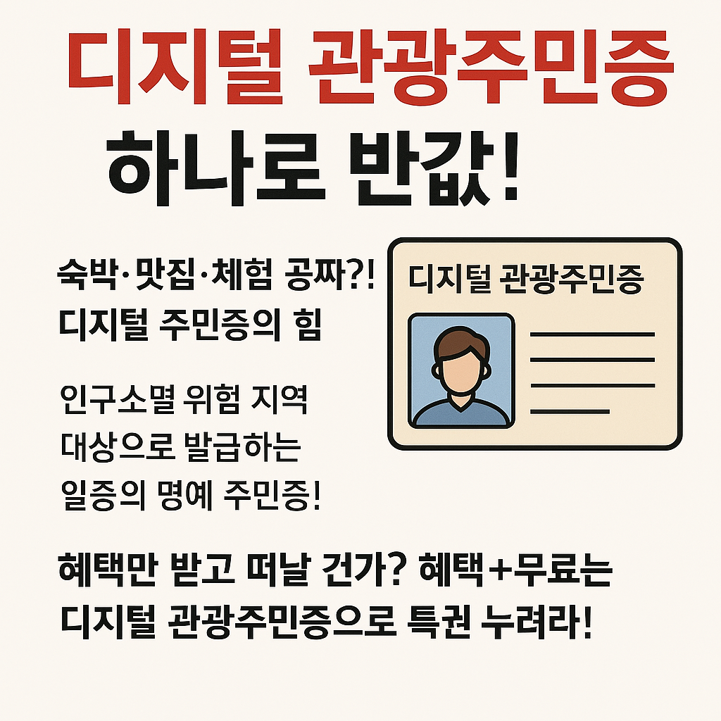 디지털 관광주민증