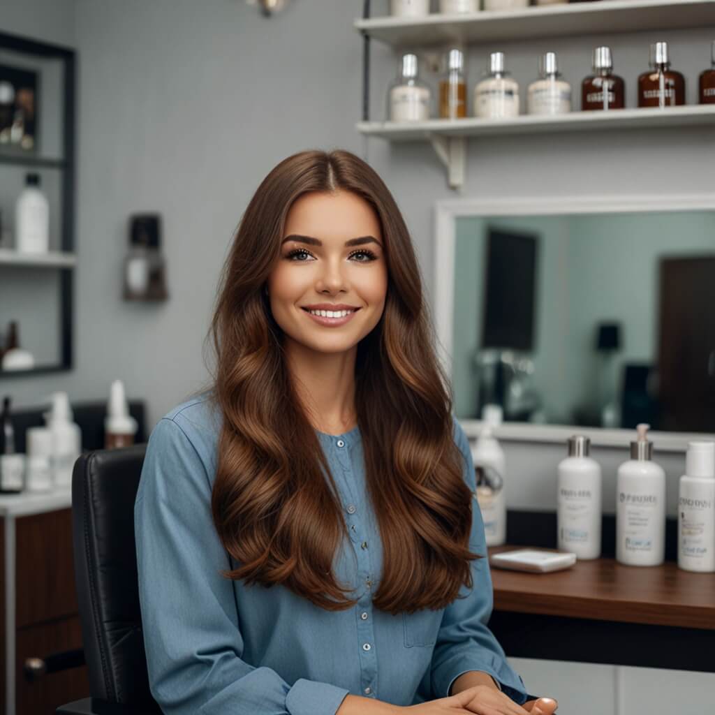 머리카락이-빠르게-자란-여성