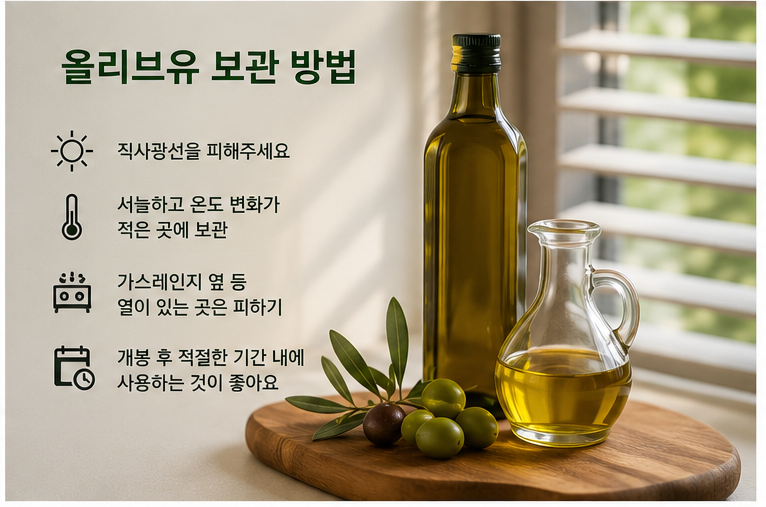 올리브유 종류 차이 총정리