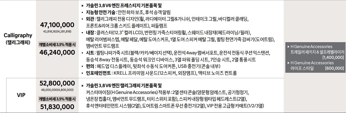 팰리세이드 캘리그래피