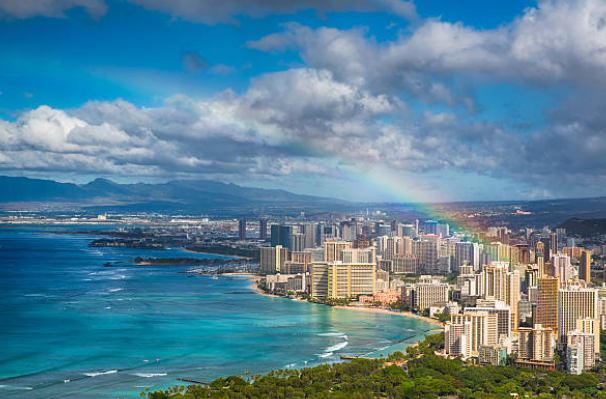하와이 와이키키 사진
