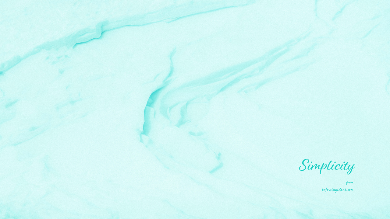10 심플민트 C - Simplicity 민트색배경화면