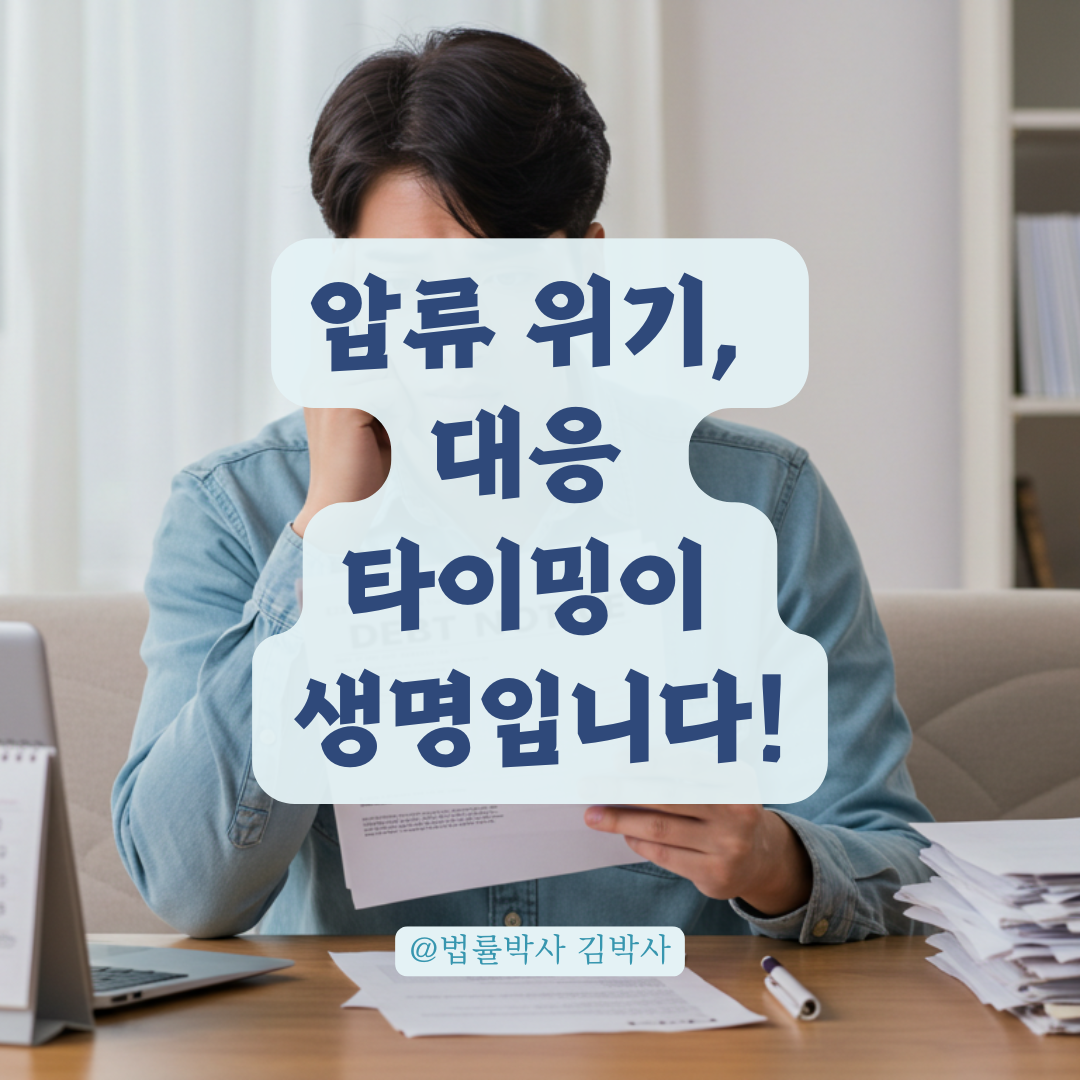채권추심으로 압류위기까지?, 막기 위한 골든타임은 언제일까?