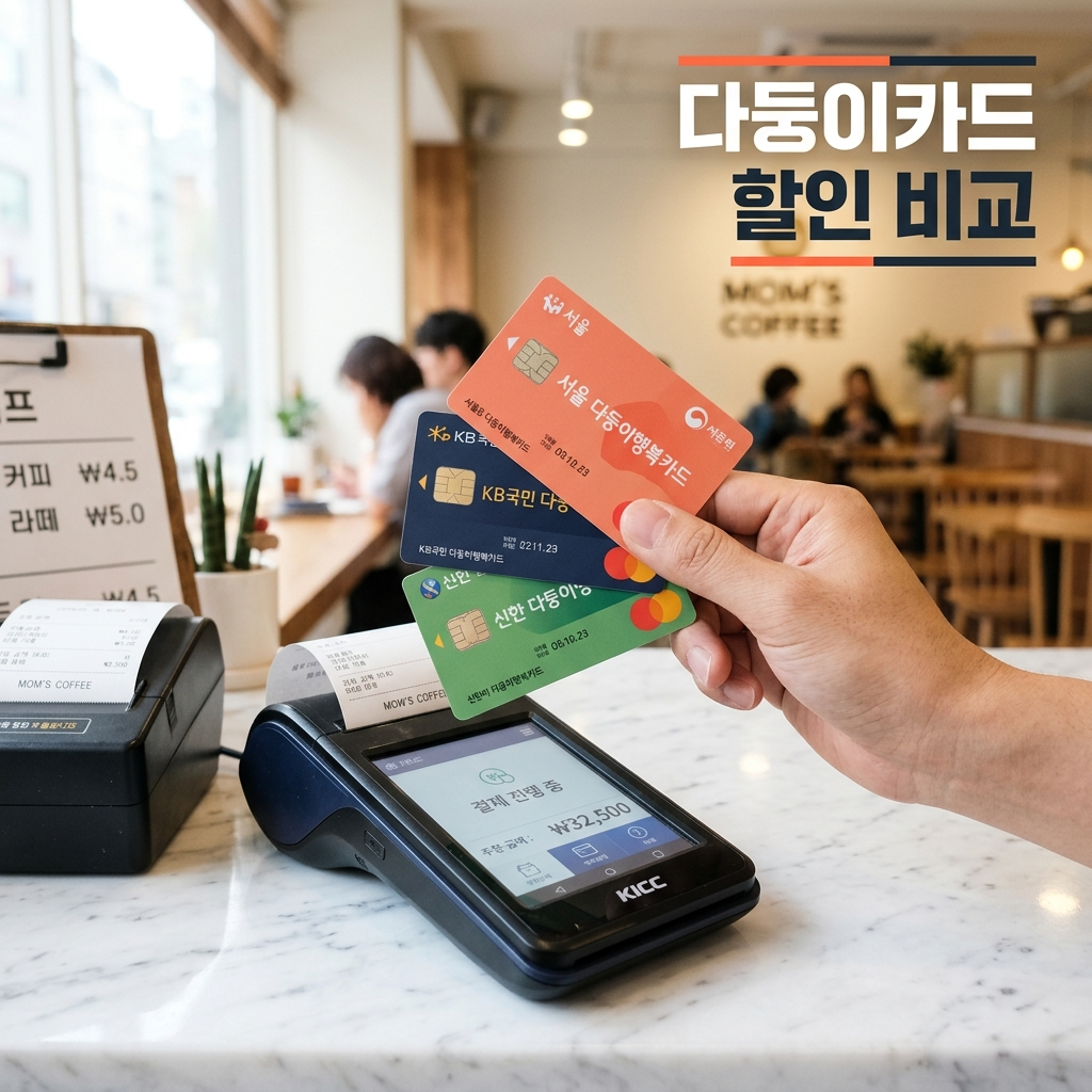 지역별 다둥이카드 할인 비교