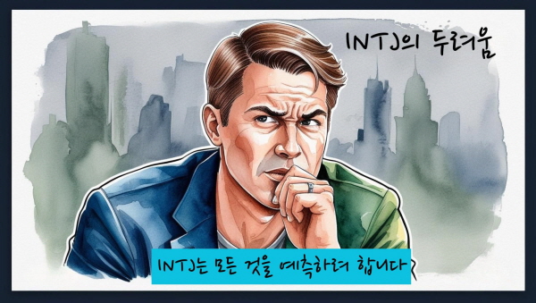 INTJ는 모든 것을 예측하려 합니다에 관한 그림
